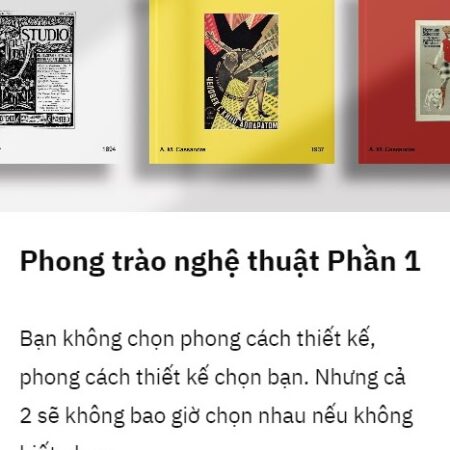 Khóa học Phong trào nghệ thuật Phần 1