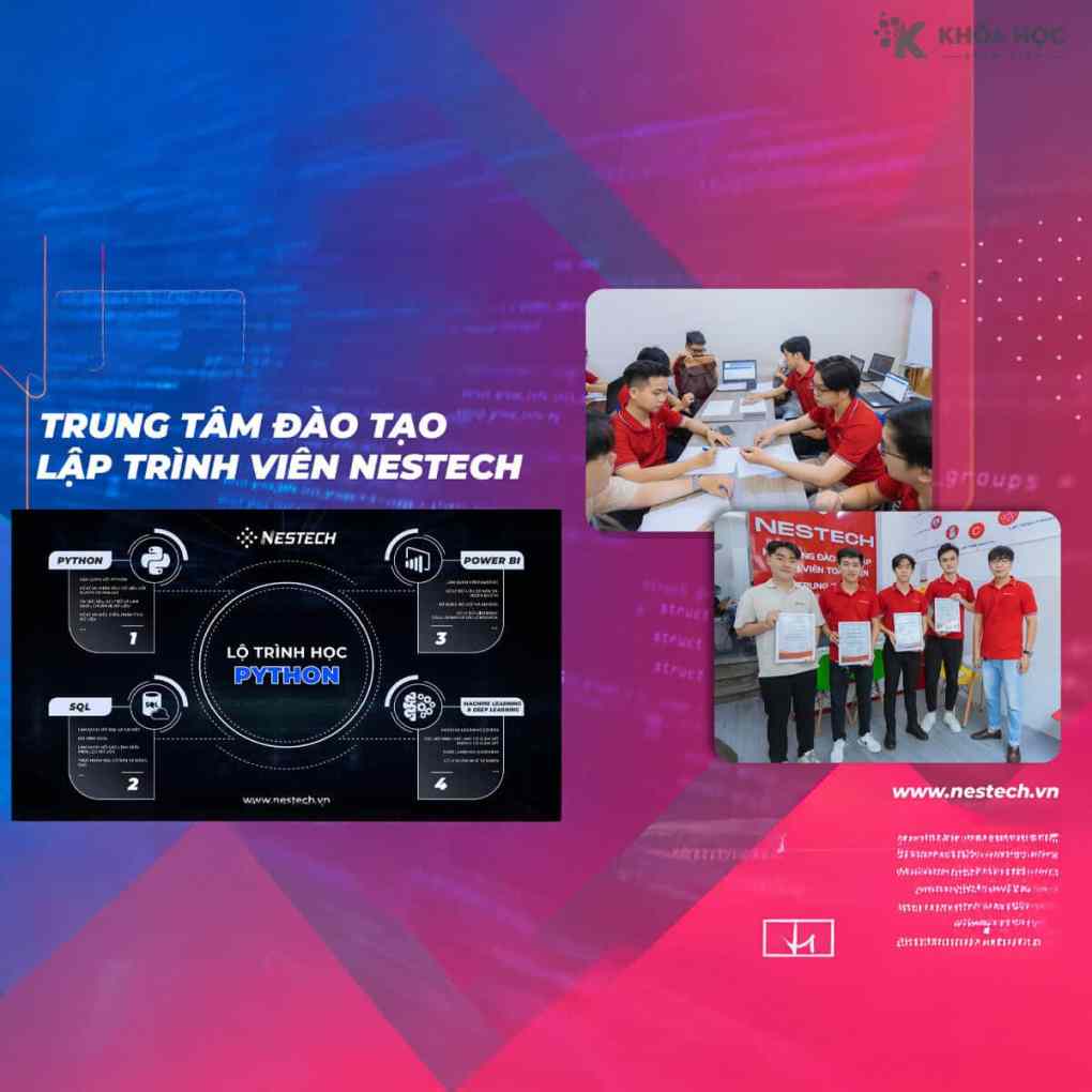 Lộ Trình Đào Tạo Lập Trình Python Tại Nestech Mới Nhất