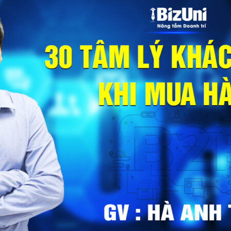 Khoá học 30 Tâm lý khách hàng khi mua hàng