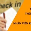 TIẾNG ANH THÔNG DỤNG DÀNH CHO NHÂN VIÊN KHÁCH SẠN