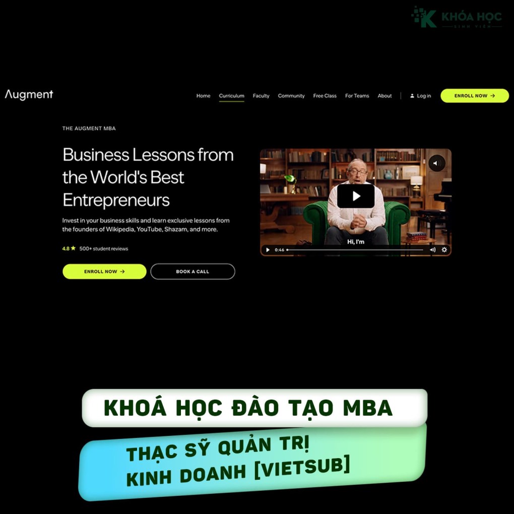 Khoá Học Đào Tạo MBA - Thạc Sỹ Quản Trị Kinh Doanh [Vietsub]