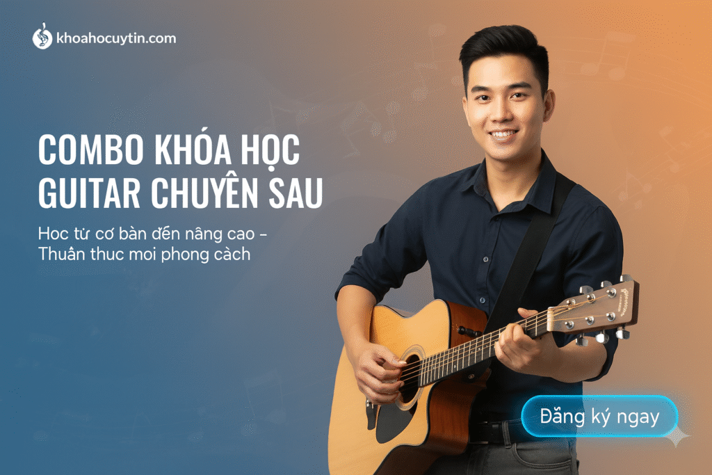 combo khóa học guitar